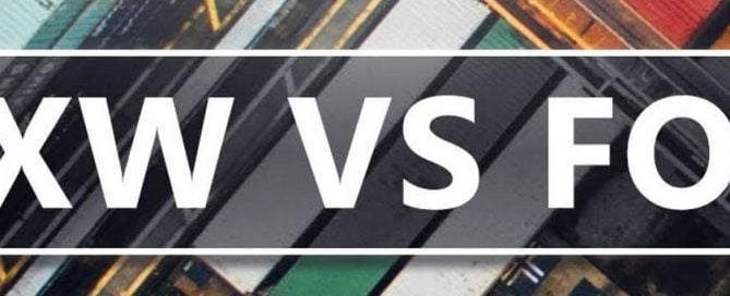 EXW VS FOB terms shipping