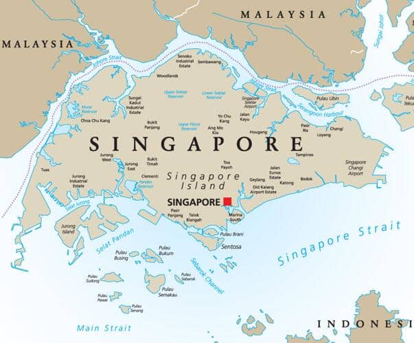 Singapore map