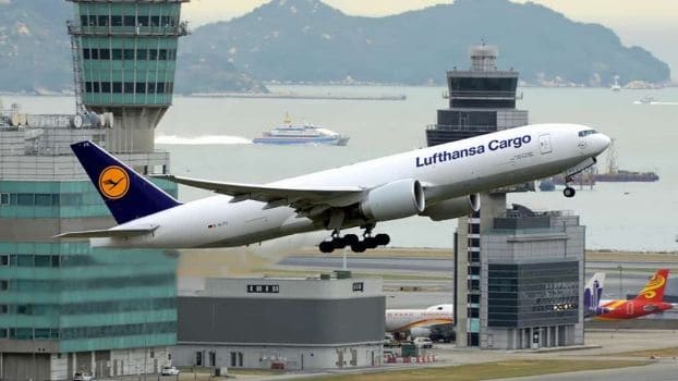 Figure 2 – Air cargo from China to Europe