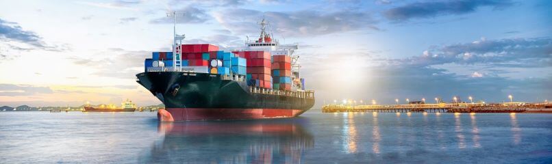 A Ship Leaving a Chinese Port for the US