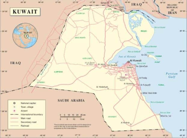 Kuwait Map