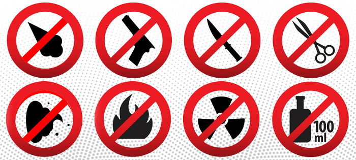 Prohibated Items in Egypt