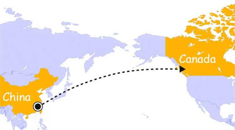 China to Canada Best Shipping Routes