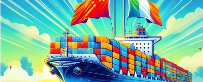 Shipping from China to Ireland