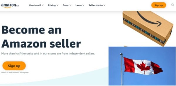 How to sell on Amazon Canada