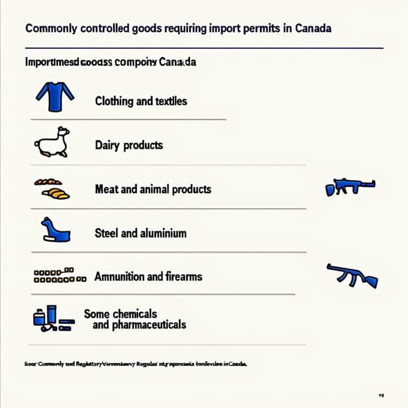 Commonly Controlled Goods Requiring Import Permits