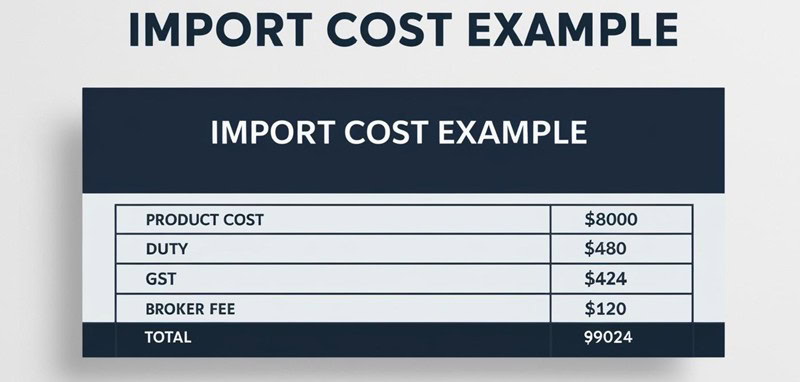 Import Cost Example