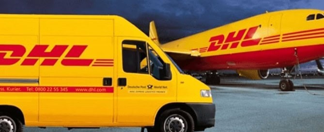 DHL shipping from China to the USA