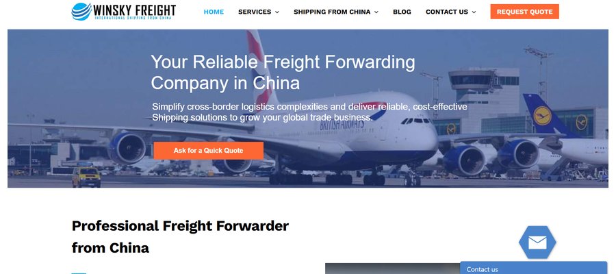 Winsky Freight, China to Australia Freight forwarder