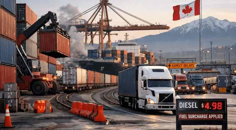 Canadian port congestion driving higher shipping costs Canadian port congestion driving higher shipping costs