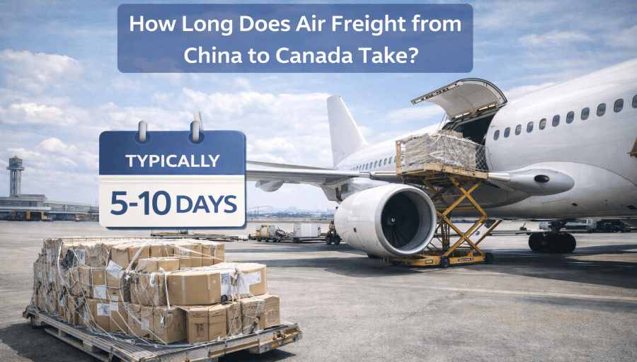 Air freight from China to Canada Time