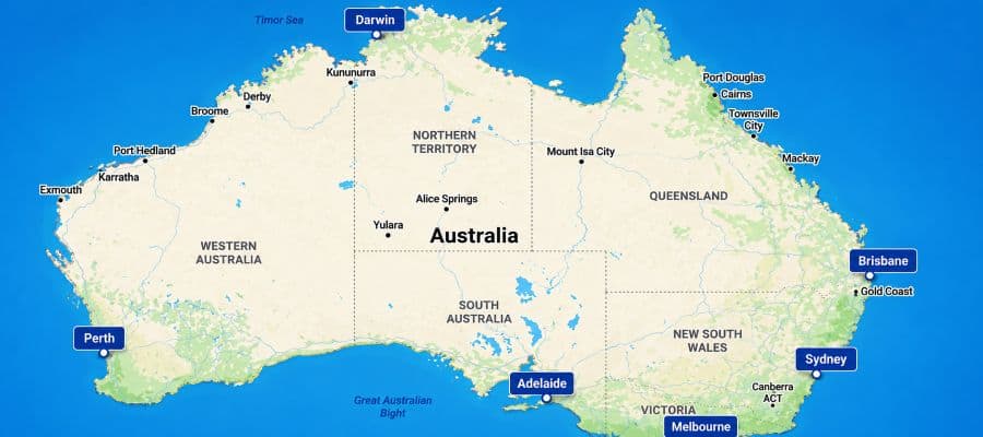 Major Ports in Australia