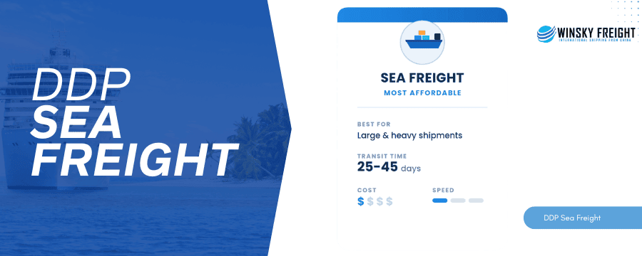 DDP sea freight DDP sea freight