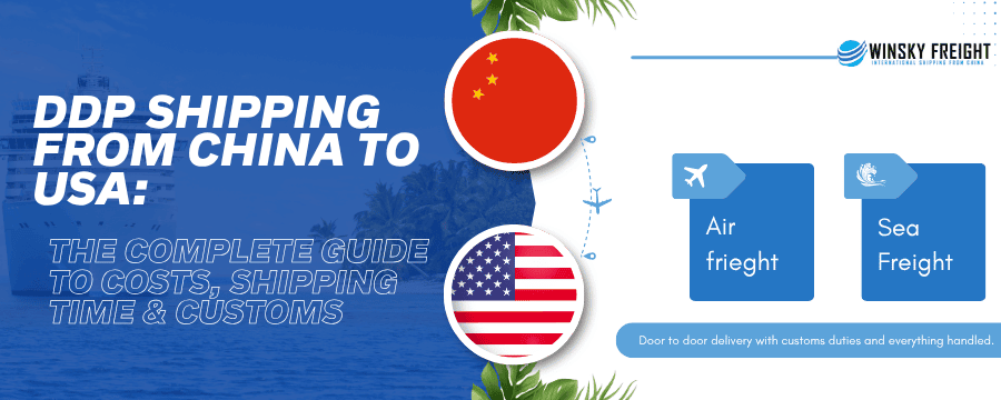 DDP Shipping from China to USA