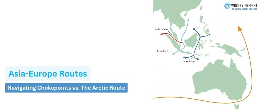 Intra-Asia & Overland Express routes from China